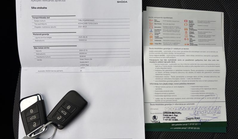 
								Skoda Kodiaq 2.0 TDI DSG 4×4 full									