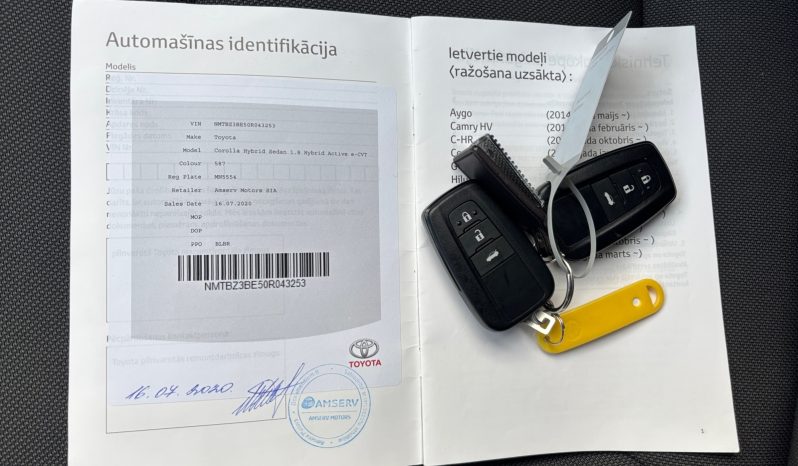 
								Toyota Corolla 1.8 hybrid AT full									