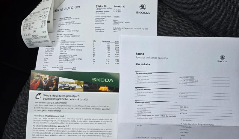 
								Octavia Combi Elegance 20Tdi 110Kw 7Dsg full									